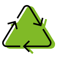 Recycle Triangle Shadow