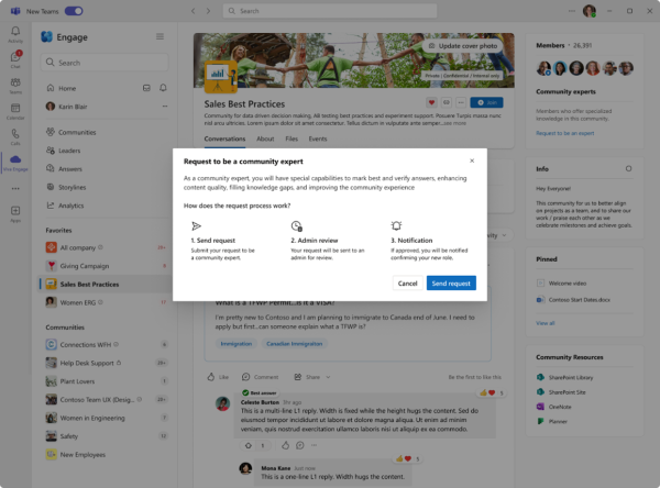 Screenshot showing Microsoft Viva and Microsoft 365 update features from July 2025.